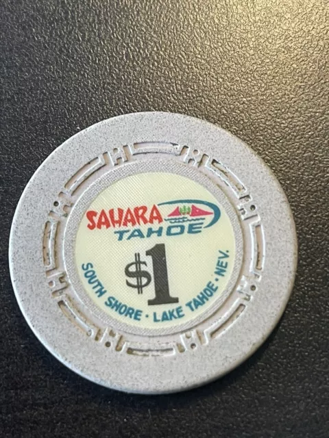 $1 Sahara Tahoe South Shore Lake Tahoe Nevada Casino Chip