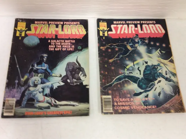 MARVEL PREVIEW PRESENTS STAR-LORD #14 & #15 1978 Marvel Comics
