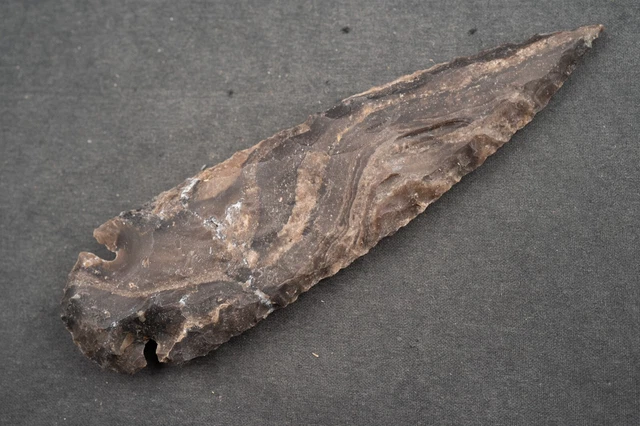5" Flint Spearhead Ohio Collection Spear Point Knife Blade Arrowhead 478