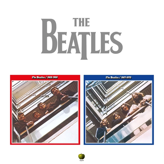 THE BEATLES Red And Blue Albums Box Set [Black Vinyl LP] EUR 172,93 PicClick IT