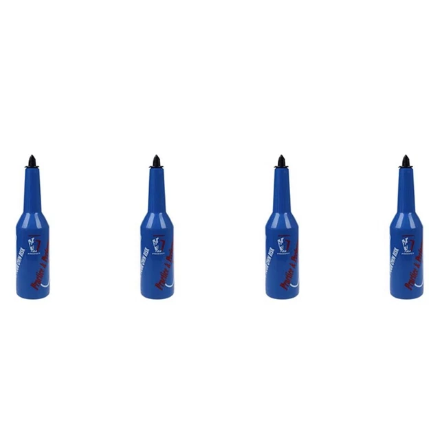 4X Flair Bartender Bartending Bar Pub Botella, Shaker - Azul X9G6