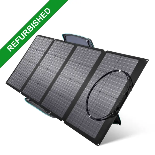 ECOFLOW Refurbished 160W Portable Solar Panel Solar Charger for Power Station