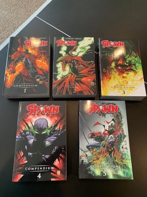 Spawn Compendium Complete Set Vol. 1 2 3 4 5 TPB  Image Comic McFarlane NEW