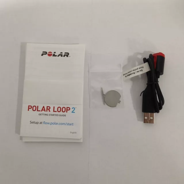 Polar Loop 2, 24 Hr Fitness & Activity Tracker Health white - w/ Charger Bundle 3