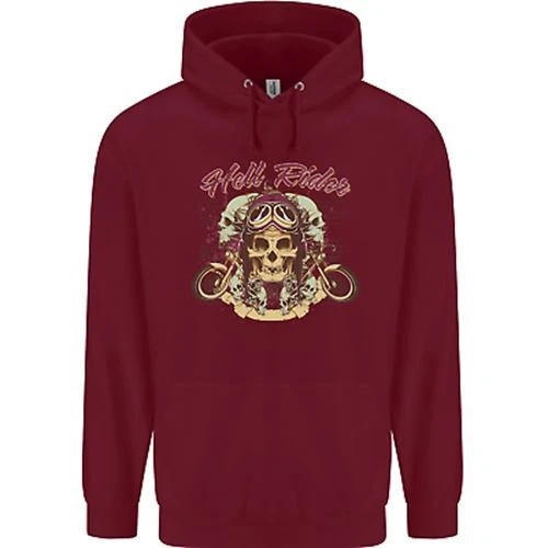 Felpa con cappuccio Hell Riders Moto Moto Biker Bambini Bambini 5
