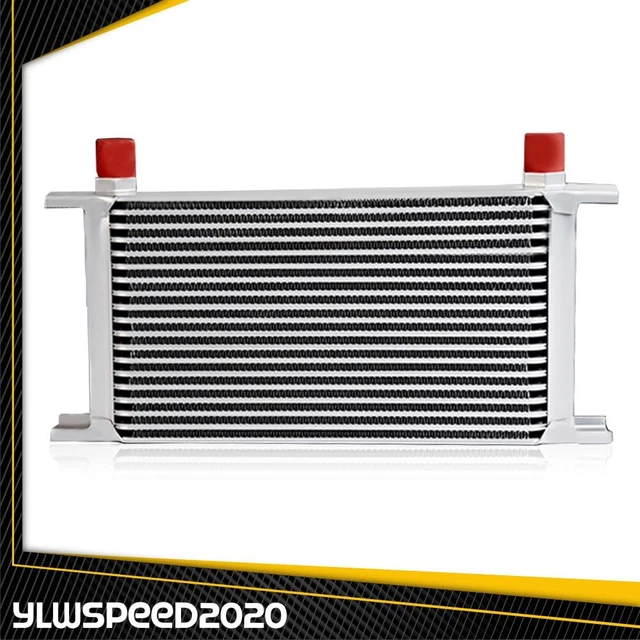 19 ROW 10AN Aluminum Engine Transmission Oil Cooler Silver New Fit For
