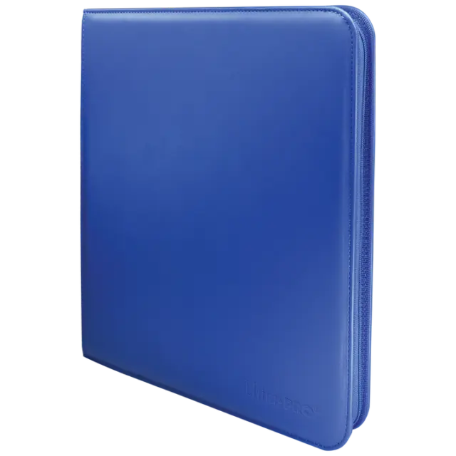 Ultra Pro - Portfolio zippé 12 cases Pro-binder bleu