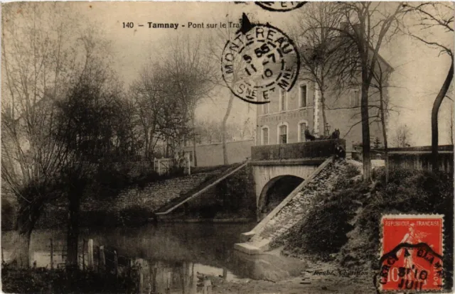 CPA TAMNAY - Pont sur le Train (518442)
