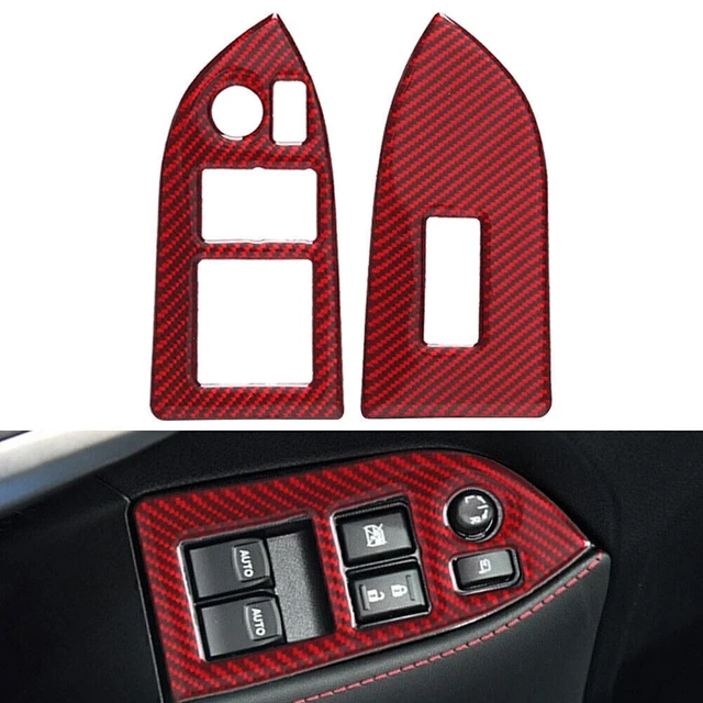 Cover interruttore finestrino auto per Toyota 86 Subaru BRZ 13-17 carbonio LHD