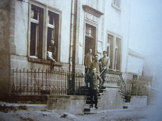 157) Foto 1918 Deutsches FELDPOSTAMT Feldpoststation DFP 2107 - Gebäude