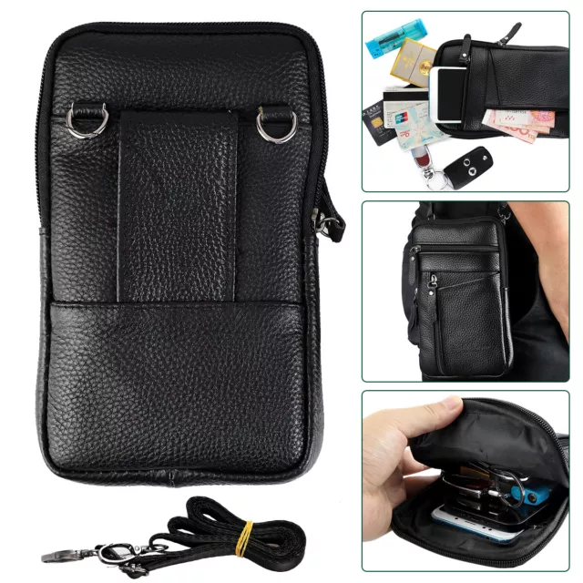 Gürteltasche Handy Tasche Schultertasche Gürteltasche Umhängetasche Herren DE