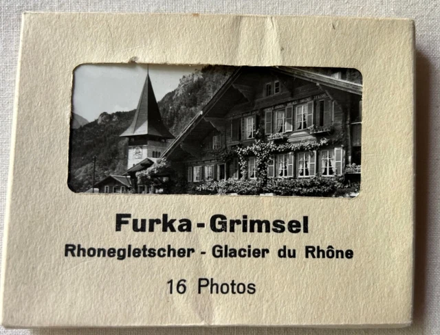 Photo Vintage Suisse Col De La Furka Glacier De Mutten - Tirage Albuminé Original Circa 1870, Format 10x15 Cm