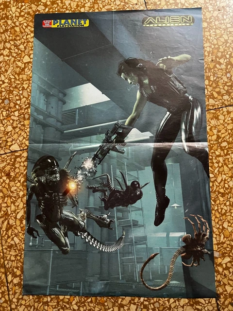 Doppio POSTER ALIEN RESURRECTION DRIVER 2 Playstation Planet 28,5x46