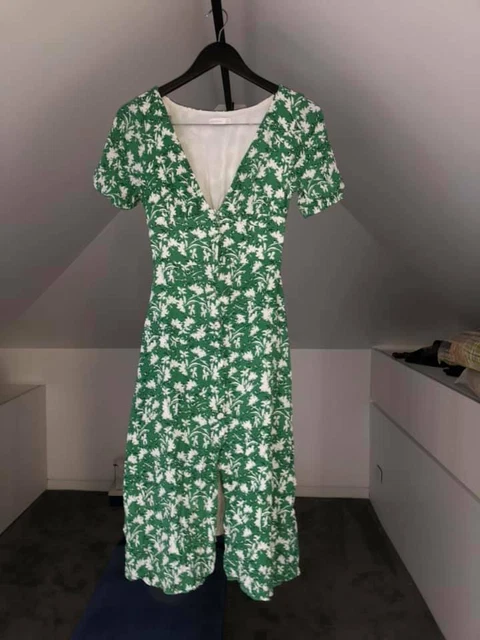 KOOKAI FANFARE GREEN Floral Midi Dress - Size 36 (8) $123.00 - PicClick AU