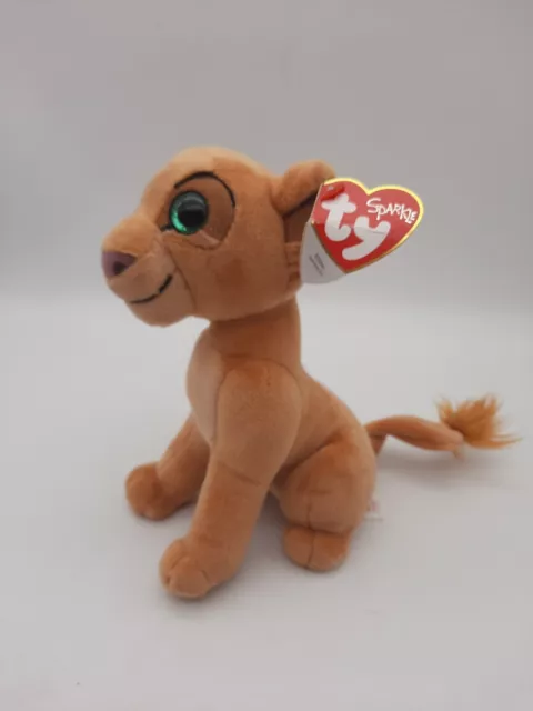 Ty Beanie Sparkle Nala Disney Lion King 7” Plush Stuffed Animal