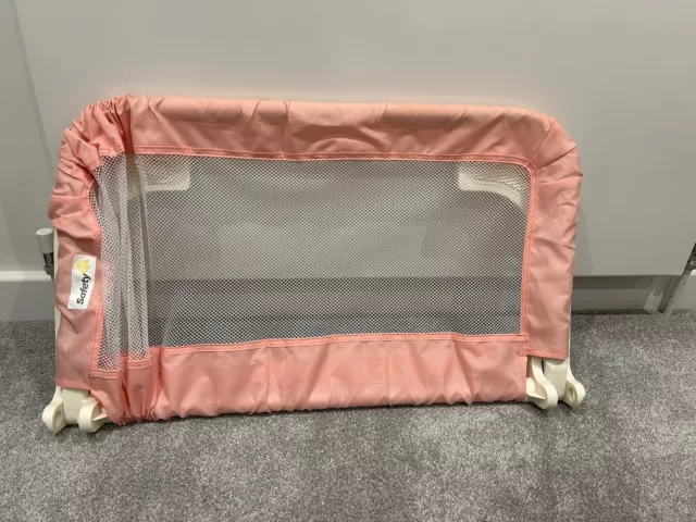 Safety 1st Adjustable Portable Bed Rail, Pink 2
