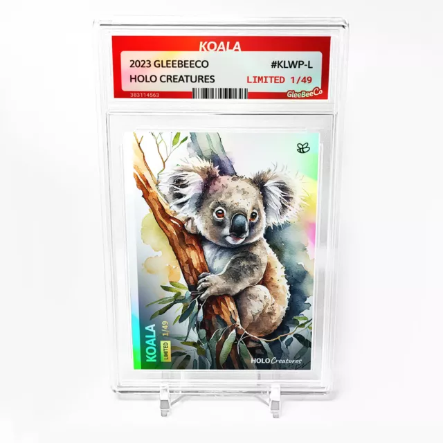 KOALA Watercolor Painting Card 2023 GleeBeeCo Holo Creatures #KLWP-L /49