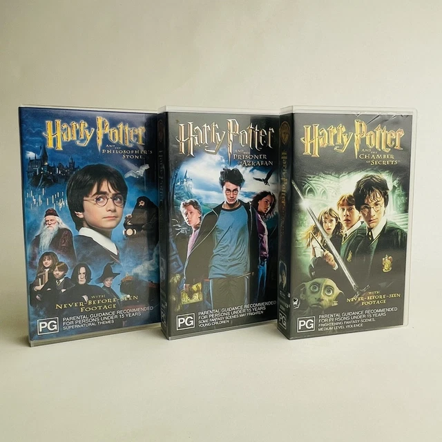 HARRY POTTER VHS Movie Bundle Philosophers Stone Chamber Secrets