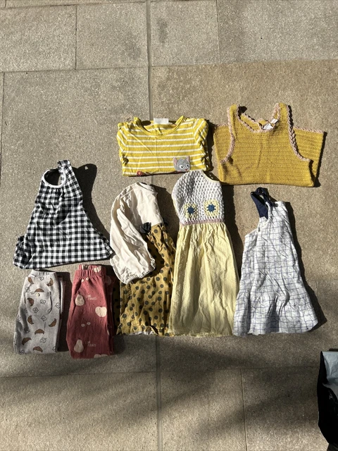 girls capsule bundle wardrobe t-shirt Dress Legging zara Mini Boden age 3-4