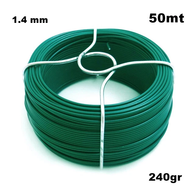 Filo Di Ferro Zincato - Rotolo 50m Diametro 0.5mm Per Giardinaggio E Fai Da Te - Foto 4