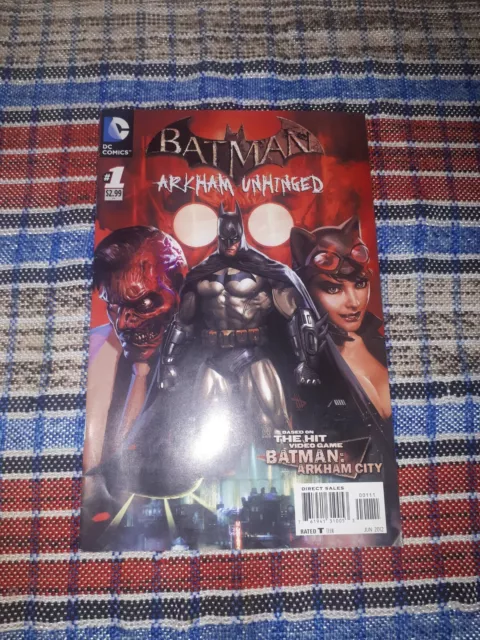 DC COMICS - Batman ARKHAM UNHINGED #1, June 2012 Based On The Hit Video Game