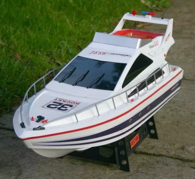 RC HENG LUNGO Giocattolo ENORME Telecomando Salina Atlantico Corsa Velocità Barca Yacht RTR