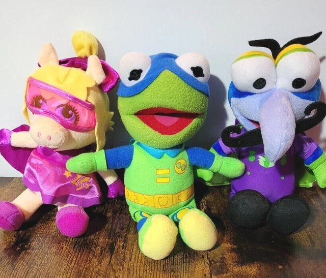 Disney Jr Muppet Babies Lot Meanzo Gonzo Super Fabulous Piggy Froginizer Kermit