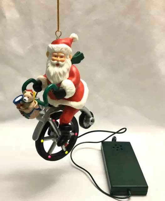 Vintage Musical Cycling Santa Movable Christmas Decoration  BLACK FRIDAY SALE 2