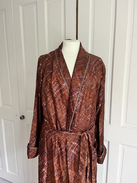 Abito Vintage Anni '60 '70 Stampa Selvaggia Abito Giacca Da Fumo S/M