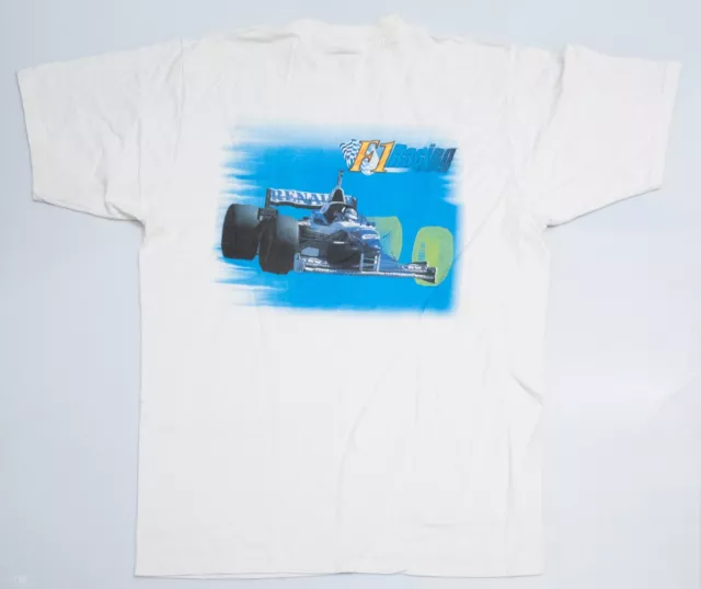 Vintage F1 Racing Sumlation Video Game T-Shirt Gr. XL Formel 1 Formula