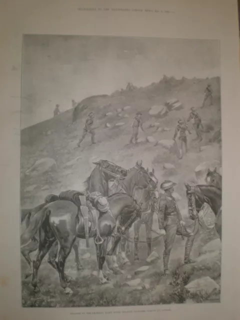 Transvaal Boer War Imperial Light Horse 1899 print ref AO