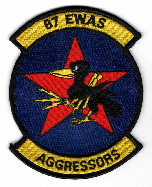 OLD USAF PATCH 87th Electronic Warfare Squadron Eglin AFB EUR 7,99