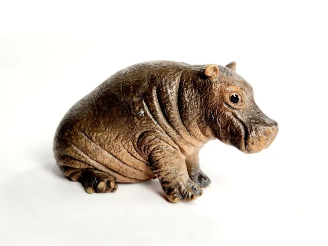 Schleich HIPPO CALF Baby 1" Figure 2012 Animal Wildlife Hippopotamus 14682