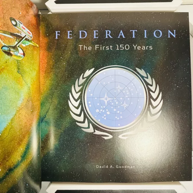 Star Trek Federation First 150 Years Deluxe Edition HC Book + Pedestal ~ Goodman 2