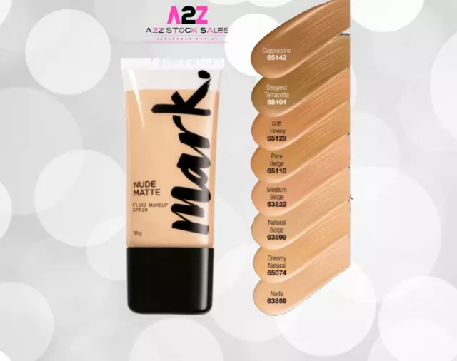 Avon - Mark - Nude Matte - Fluid Makeup - Spf20 - 7 Shades