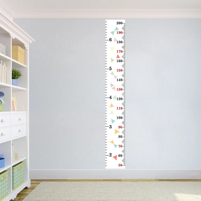 Lienzo Diagrama De Crecimiento Bebé Bambú Para Diagramas De Crecimiento Habitación Infantil