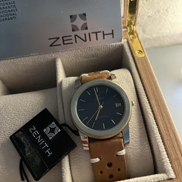 Zenith Cosmopolitan - con garanzia internazionale e scatola sottile SWISS MADE