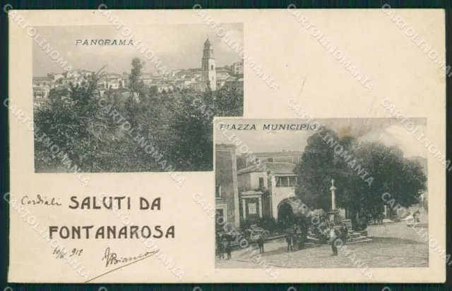 Avellino Fontanarosa Saluti da RIFILATA cartolina QZ3318