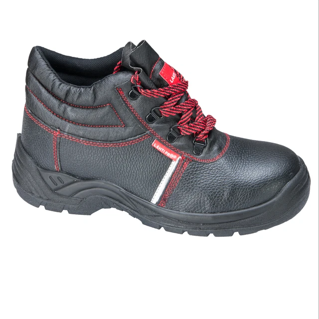 Chaussures de sécurité en cuir S1 SRC pour hommes noir LAHTI PRO 2