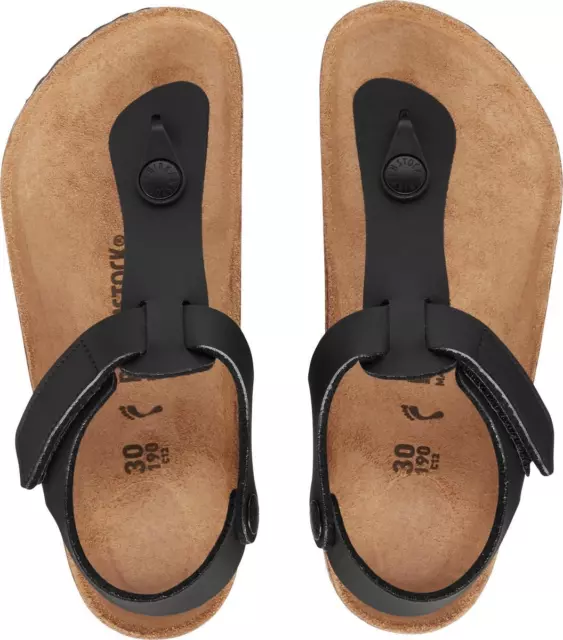 Birkenstock Zehenstegsandale Kairo Kids Black der Zehentrenner mit Fersenriemen 2