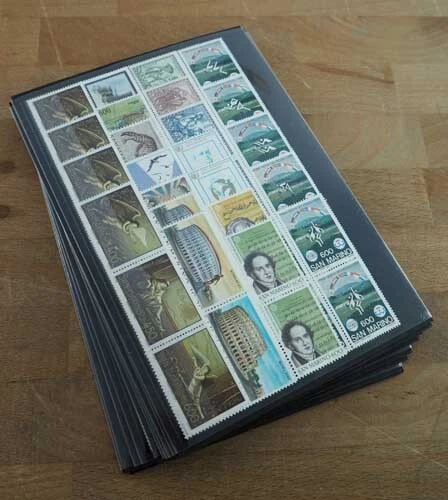 1985 San Marino; 44 komplette Jahrgänge, MiNr. 1313-1334, **/MNH, ME 1021,-