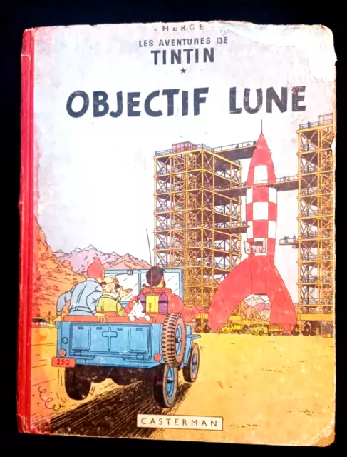 Tintin Objectif Lune Eo Francaise B8 De 1953