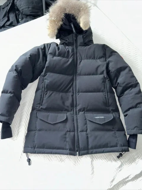 Canada Goose Solaris Women’s  Parka Black Size large EUC