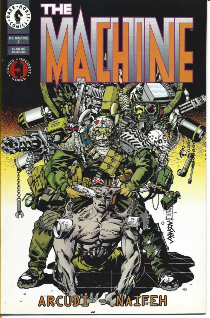 The Machine #2 Dark Horse Comics 1994 Bagged And Boarded