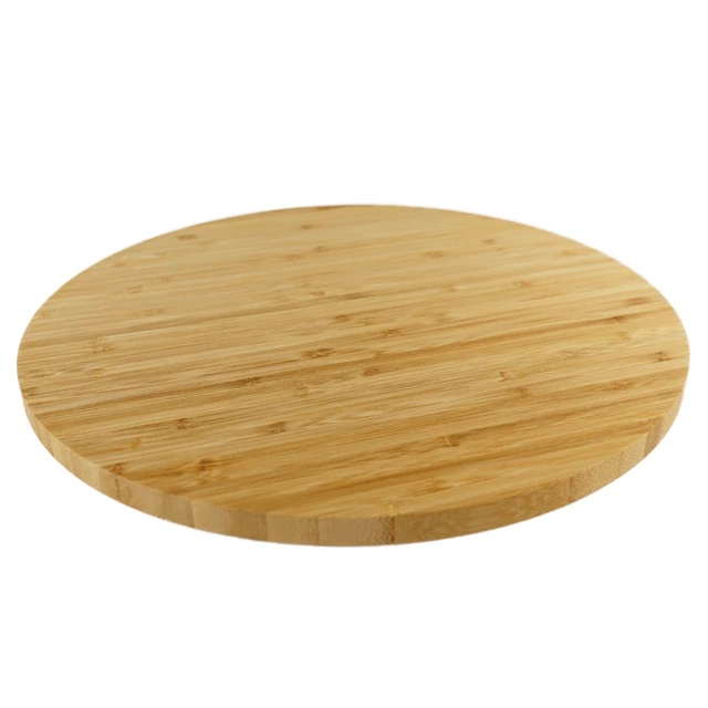 DREHTELLER BAMBUS DREHPLATTE Servierplatte drehbar XL Drehbrett Holz Ø