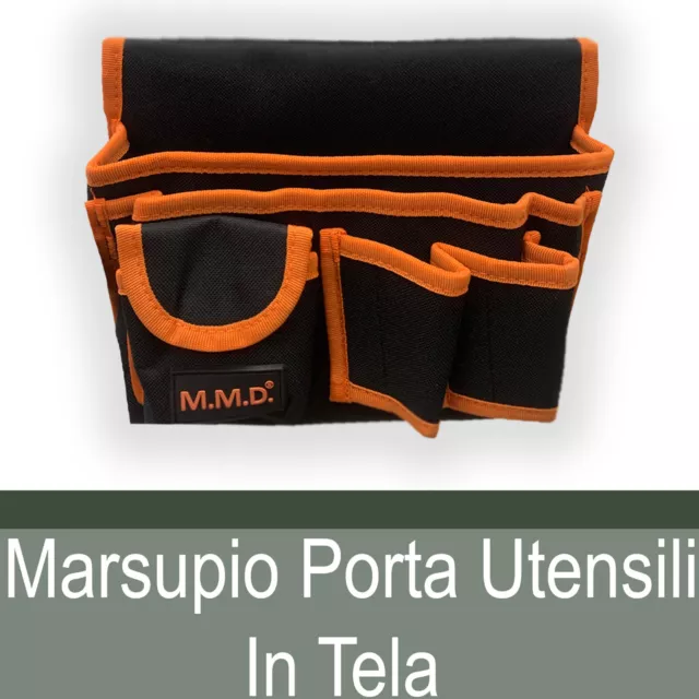 Marsupio Porta Utensili M.m.d Comodo Da Indossare Con 5 Tasche Mod: Gjx-05540