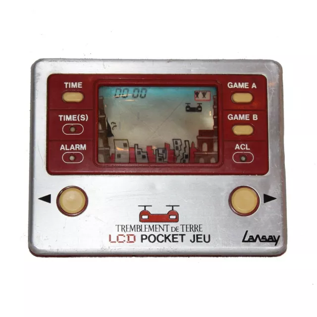 Jeu électronique LCD vintage Tremblement de Terre Lansay (1981) NO GAME & WATCH