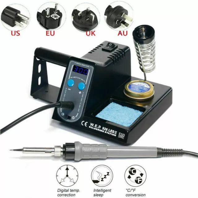 W926 60W Digital Soldering Iron Station Adjustable Temperature Welding Stand