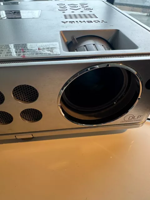 Toshiba D2 DLP Projector stainless steel TESTED READ