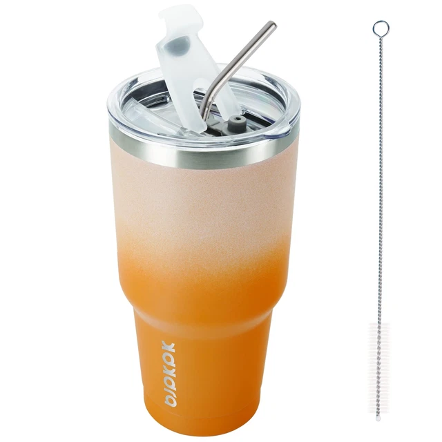 30oz Stainless Steel Vacuum Insulated Tumbler Set Double Wall Travel M...